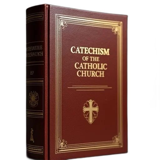 book, titled, catechism, catholic transparent PNG cut-out