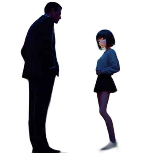 robot, dress, staff, concept art transparent PNG cut-out