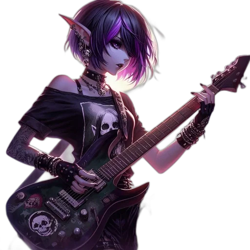 weapon, staff, fantasy art, cyberpunk transparent PNG cut-out
