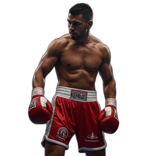 photorealistic, oil painting, concept art, boxing transparent PNG cut-out