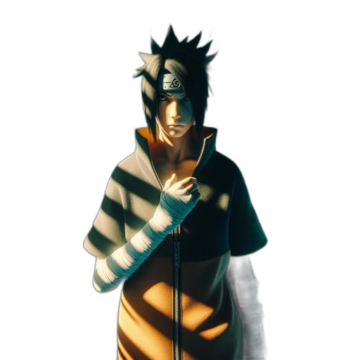 jacket, mask, concept art, 3d render transparent PNG cut-out