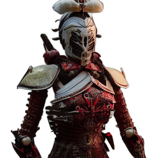 mask, staff, sword, robot transparent PNG cut-out