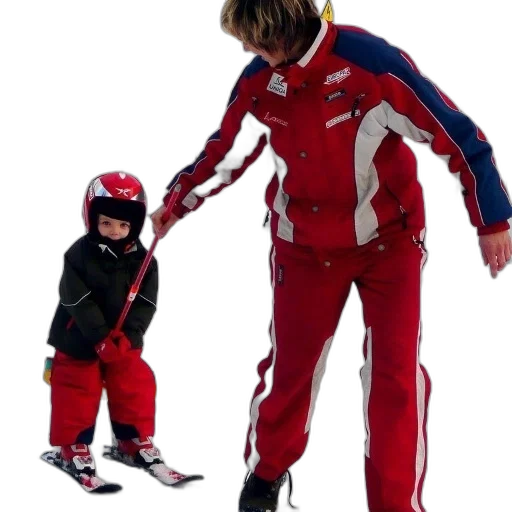 staff, child, red, helmet transparent PNG cut-out