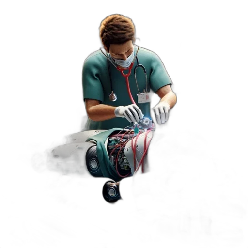 staff, robot, weapon, mask transparent PNG cut-out