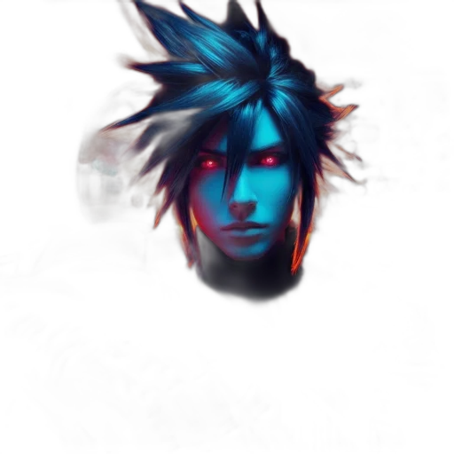 face, mask, hair, hat transparent PNG cut-out