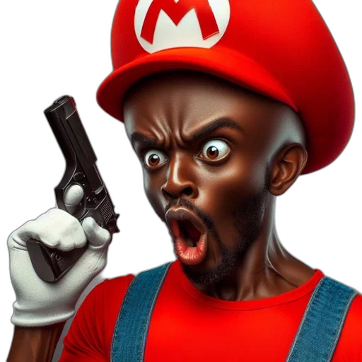weapon, face, hat, animal transparent PNG cut-out