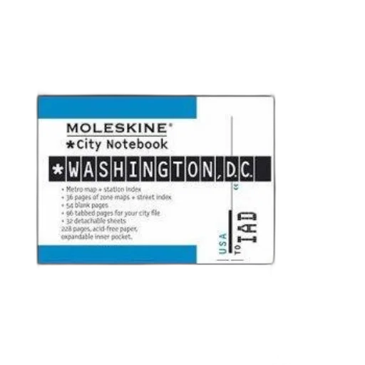 moleskine, city, notebook, washington transparent PNG cut-out