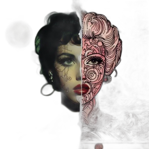 mask, face, creature, concept art transparent PNG cut-out