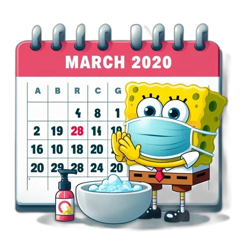 3d render, concept art, march, 2020 transparent PNG cut-out