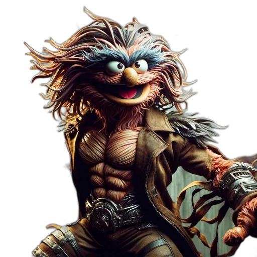 creature, jacket, concept art, comic book art transparent PNG cut-out