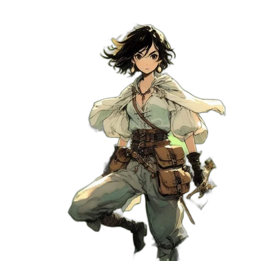 staff, weapon, jacket, concept art transparent PNG cut-out