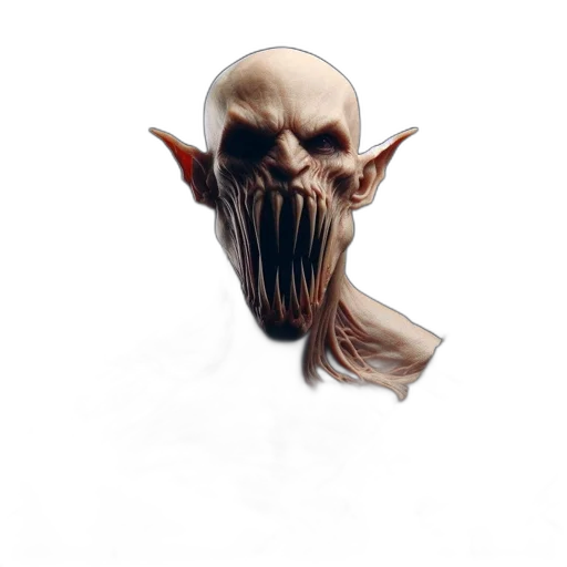 mask, creature, face, staff transparent PNG cut-out