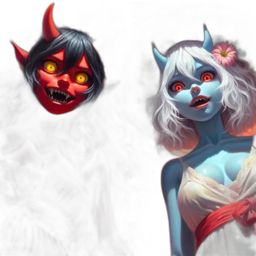 mask, concept art, fantasy art, comic book art transparent PNG cut-out
