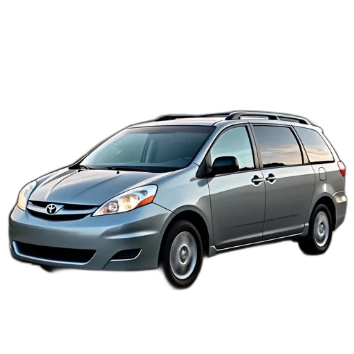 car, 2010, toyota, sienna transparent PNG cut-out
