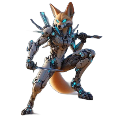 robot, weapon, animal, staff transparent PNG cut-out