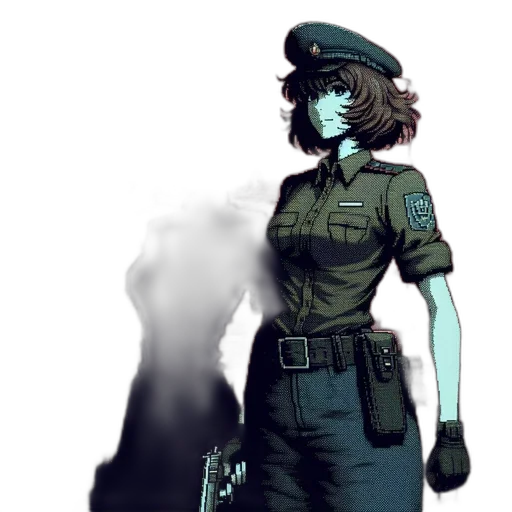 staff, weapon, jacket, dress transparent PNG cut-out