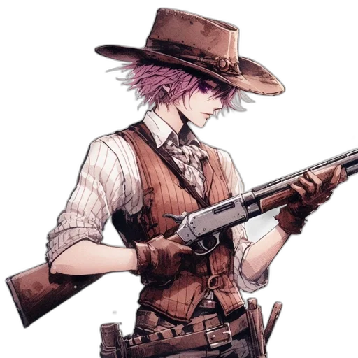 weapon, staff, hat, animal transparent PNG cut-out