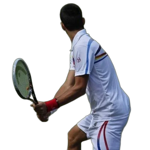 staff, tennis, player, white transparent PNG cut-out