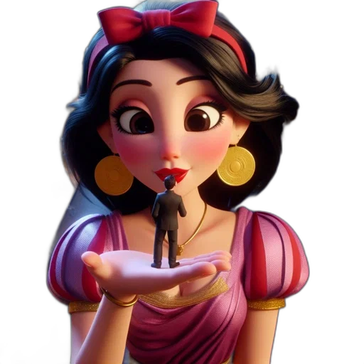 jewelry, staff, face, dress transparent PNG cut-out