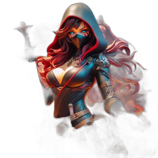 mask, fantasy art, concept art, comic book art transparent PNG cut-out