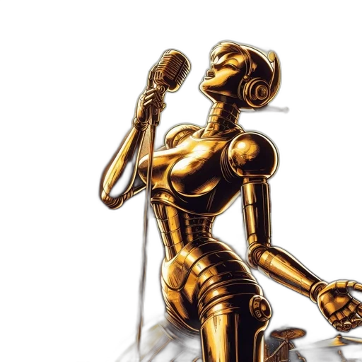 robot, jewelry, staff, concept art transparent PNG cut-out