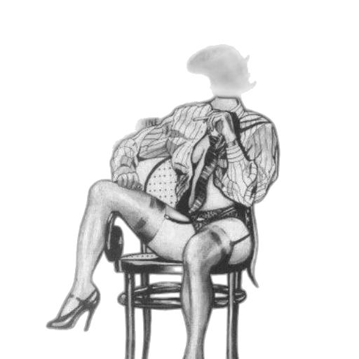 furniture, jacket, dress, staff transparent PNG cut-out
