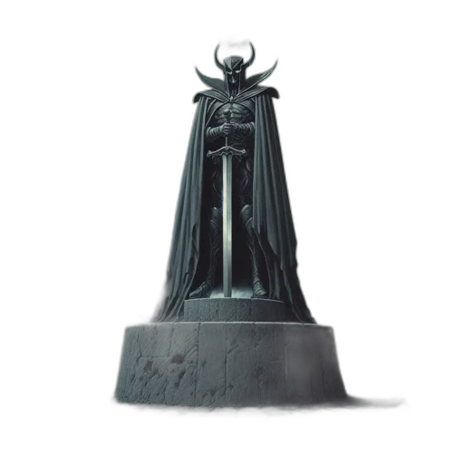crown, sword, weapon, concept art transparent PNG cut-out