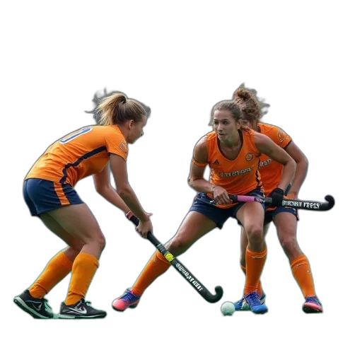 staff, field, hockey, team transparent PNG cut-out