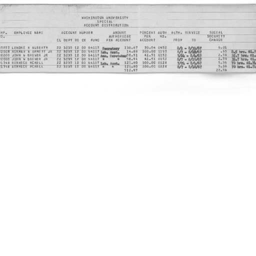 staff, document, washington, university transparent PNG cut-out