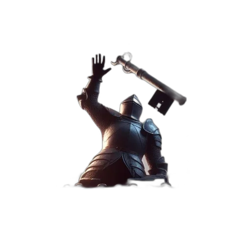weapon, sword, robot, staff transparent PNG cut-out