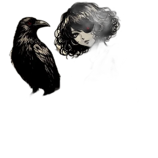 hair, animal, mask, creature transparent PNG cut-out