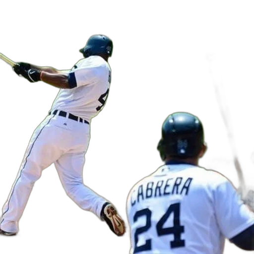 baseball, player, number, his transparent PNG cut-out
