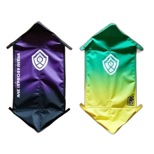 jacket, umbrella, 3d render, colorful transparent PNG cut-out