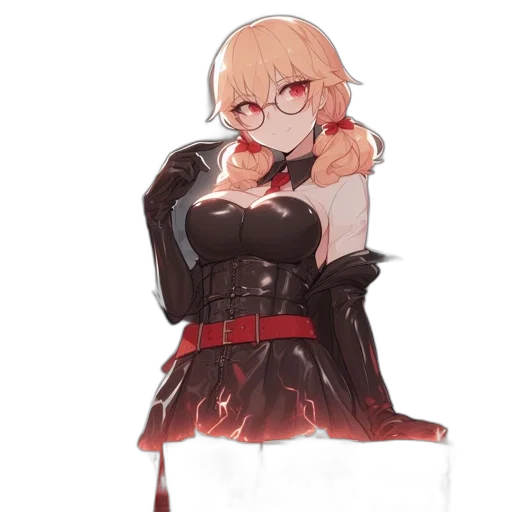 dress, weapon, staff, jacket transparent PNG cut-out