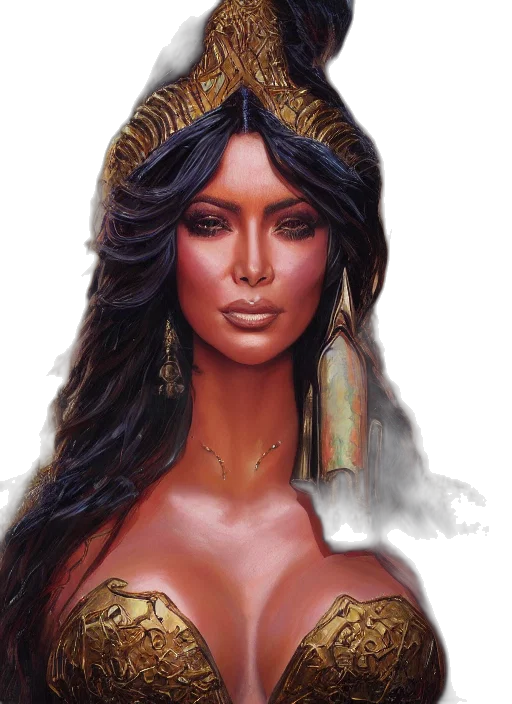 jewelry, face, crown, fantasy art transparent PNG cut-out
