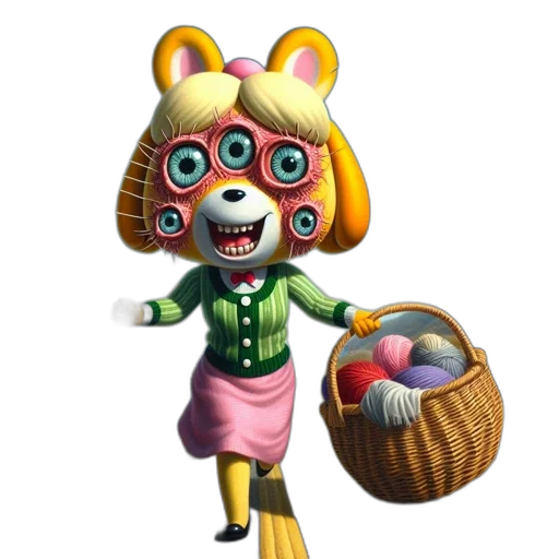 mask, staff, animal, creature transparent PNG cut-out