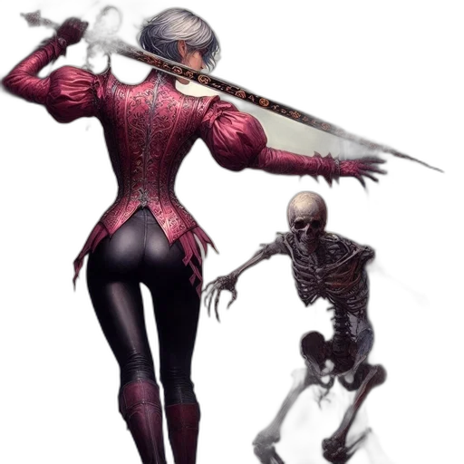 robot, creature, weapon, staff transparent PNG cut-out