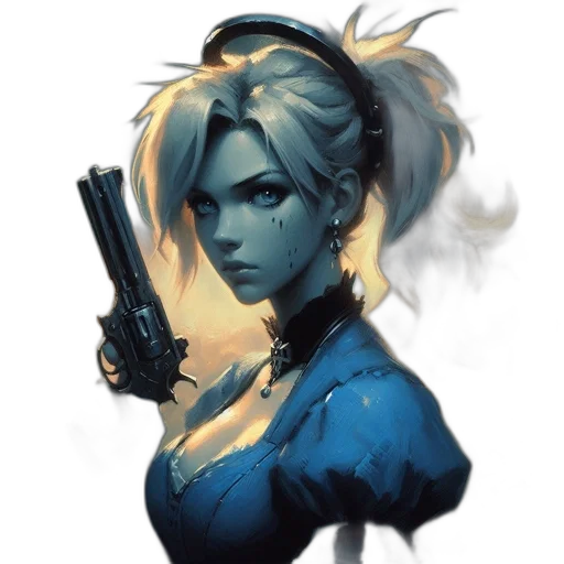 weapon, comic book art, concept art, fantasy art transparent PNG cut-out