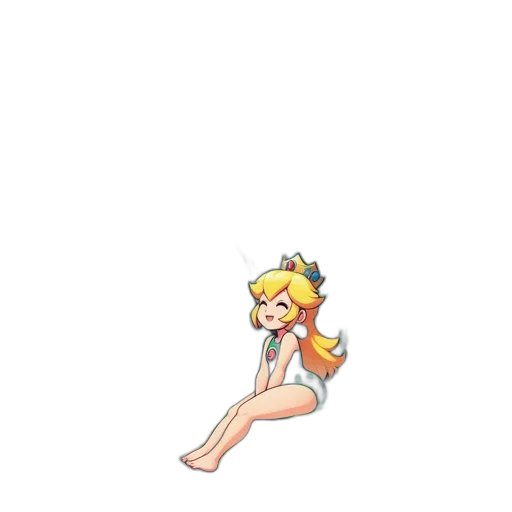 crown, dress, staff, creature transparent PNG cut-out