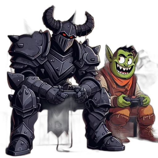 concept art, fantasy art, pixel art, comic book art transparent PNG cut-out