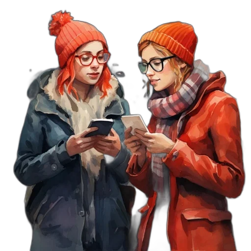 hat, jacket, concept art, watercolor transparent PNG cut-out