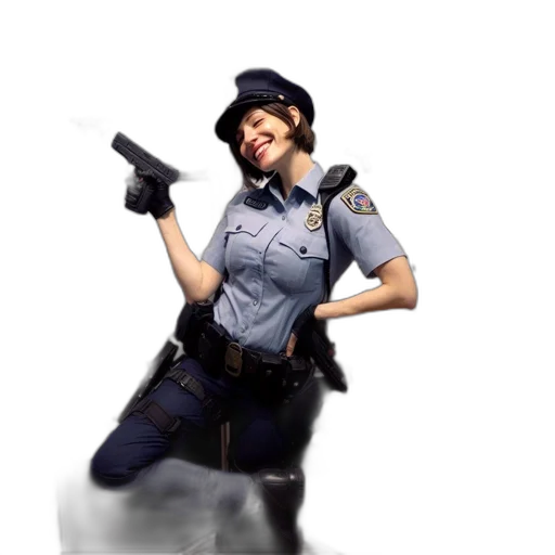 staff, weapon, hat, robot transparent PNG cut-out