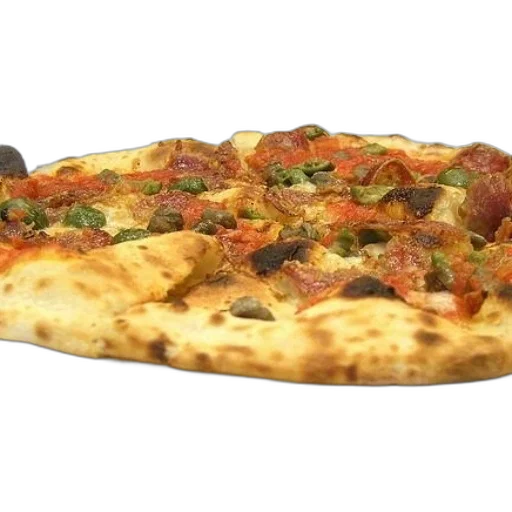 food, 3d render, photorealistic, pizza transparent PNG cut-out