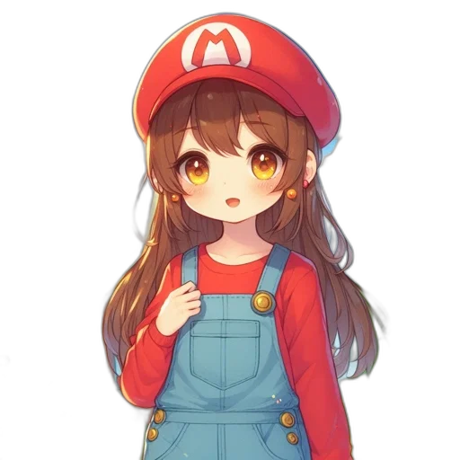 hat, dress, face, creature transparent PNG cut-out