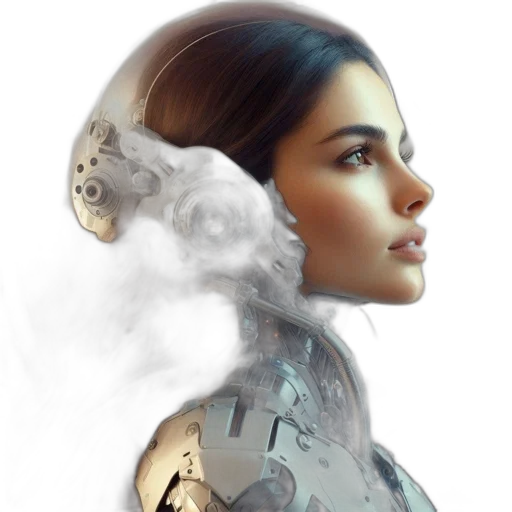 robot, face, mask, concept art transparent PNG cut-out