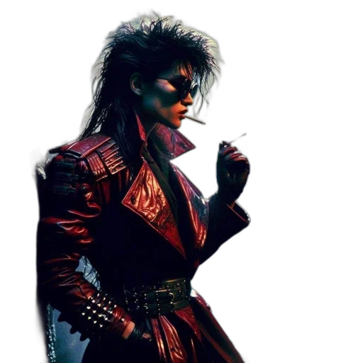 jacket, cyberpunk, concept art, photorealistic transparent PNG cut-out