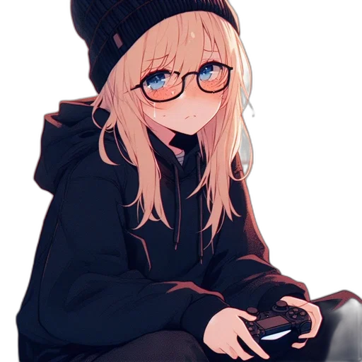 hat, jacket, staff, face transparent PNG cut-out