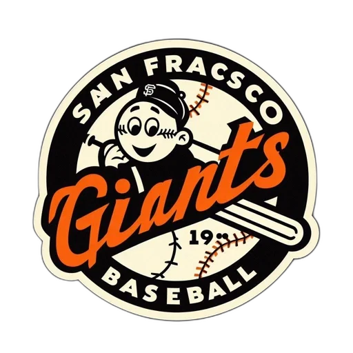 logo, features, cartoonish, baseball transparent PNG cut-out