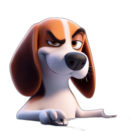 animal, staff, 3d render, concept art transparent PNG cut-out