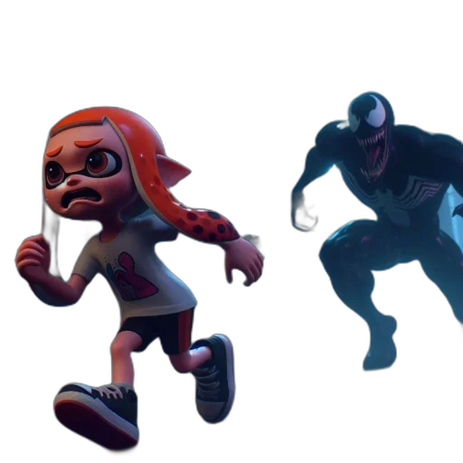 concept art, 3d render, comic book art, pixel art transparent PNG cut-out